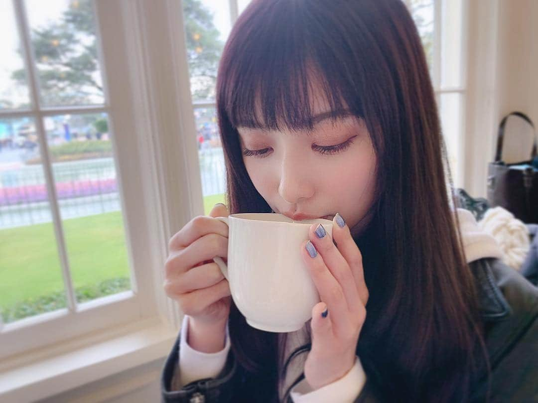 武藤十夢さんのインスタグラム写真 - (武藤十夢Instagram)「コーヒーより紅茶派💜 むとうだけどうんと甘いのが好きなのです☕️笑 . . #disney #disneyland #クリスタルパレスレストラン」2月23日 19時56分 - tommuto_official