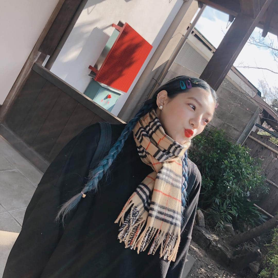 須田アンナさんのインスタグラム写真 - (須田アンナInstagram)「. 💙💙💙 #京都 #車折神社」2月23日 20時23分 - annastagram.official