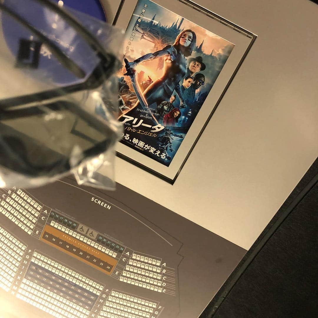 のインスタグラム：「凄い‼️ワクワクしたなー‼️ #アリータバトルエンジェル」