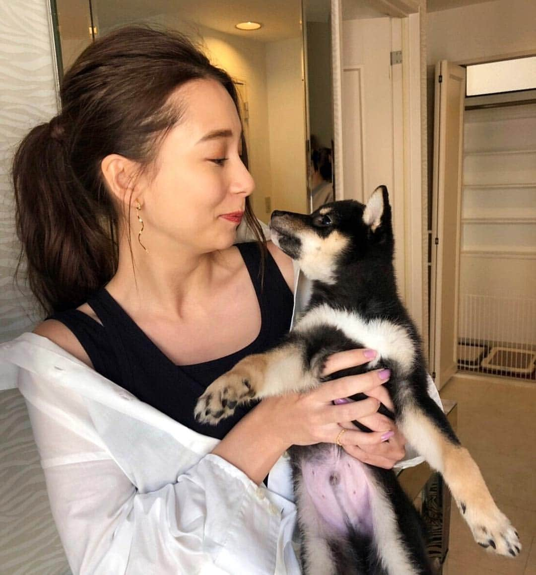 丹羽仁希さんのインスタグラム写真 - (丹羽仁希Instagram)「スタジオにいたpuppy🐶」2月24日 22時07分 - __niki22