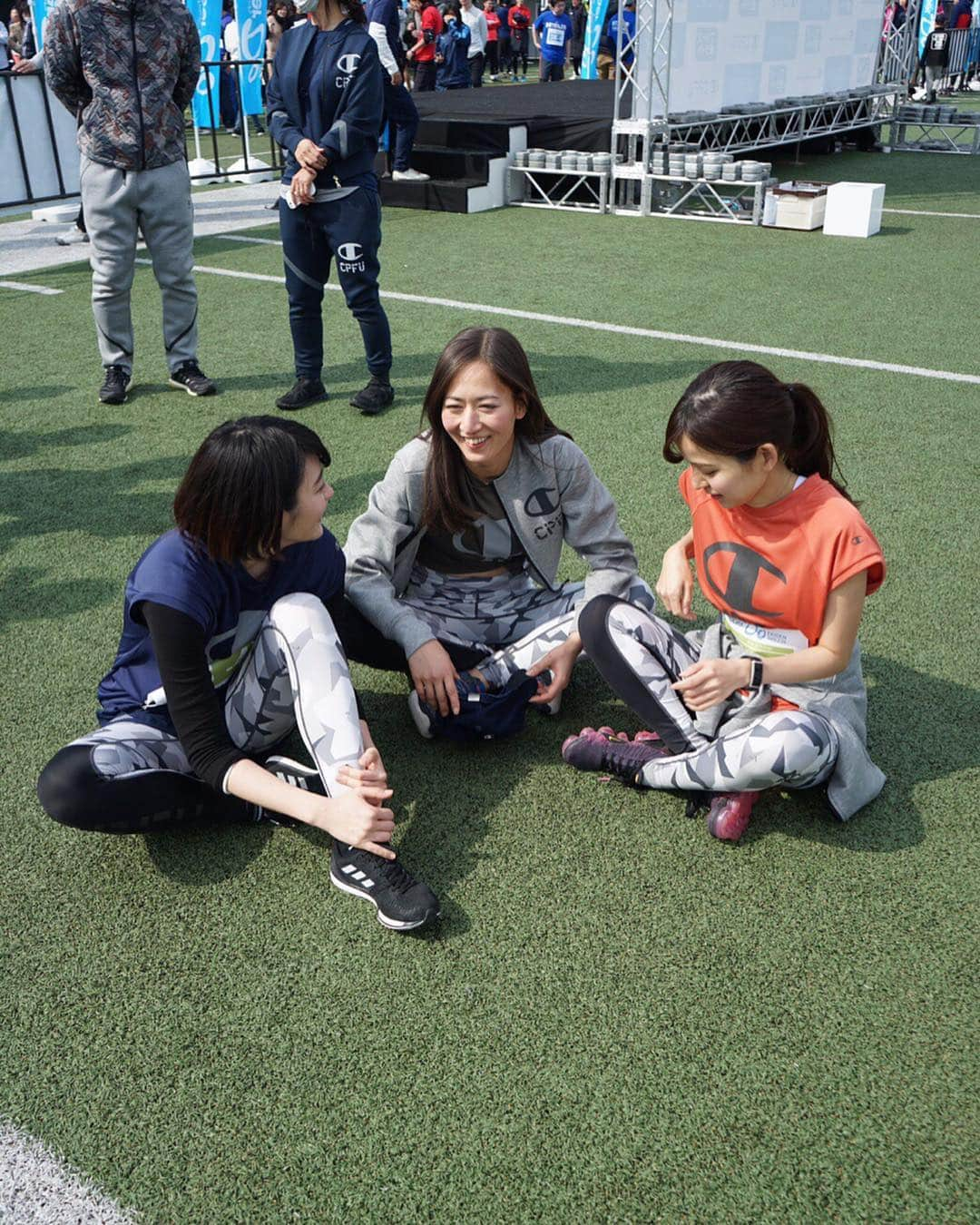 宮河マヤさんのインスタグラム写真 - (宮河マヤInstagram)「TEAM Champion CPFU in Number do EKIDEN Kawasaki🏃‍♀️最新の春のウェアを着てみんなで力を合わせてタスキを繋ぎました。来週は横浜赤レンガ倉庫でリレーマラソン！#ホノルルへ向けて #Champion100 #run #championjp #cpfu」2月24日 18時35分 - maya_m0901