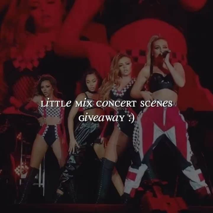 リー・アン・ピノックのインスタグラム：「so i was planning this a long time ago but now that lately my laptop doesnt have enough storage this was a benefit to delete some videos since im editing little mix for 2 years and i have so many lm content, and well i want to do more giveaways and posting more packs soon (cute scenes/ fetus lm/underrated videos and that) but i wanted to start with these first.  rules: 1) must be following me 2) share on your story  3) tag 2-3 active editor accs 4) request @kalygiveaway :) pack 4min aprox by each girl of concert scenes that i found on my computer :p」