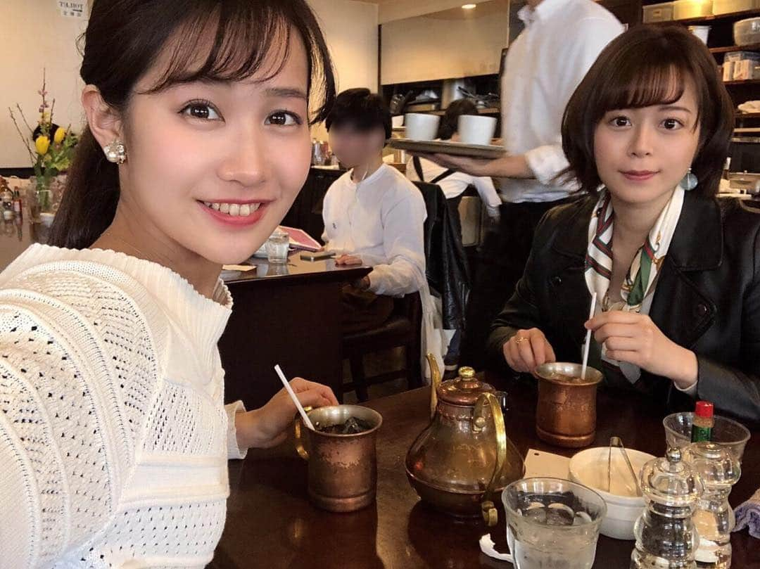 島津咲苗さんのインスタグラム写真 - (島津咲苗Instagram)「月に一回は必ず会っている気がします(*'ω'*)笑  #山内彩加 #アナウンサー #メーテレ #島津咲苗 #カフェ #喫茶店 #アイスコーヒー #名古屋カフェ #伏見カフェ #カフェ巡り #喫茶店巡り #cafe #coffee #breaktime」2月25日 17時49分 - sanae_shimazu