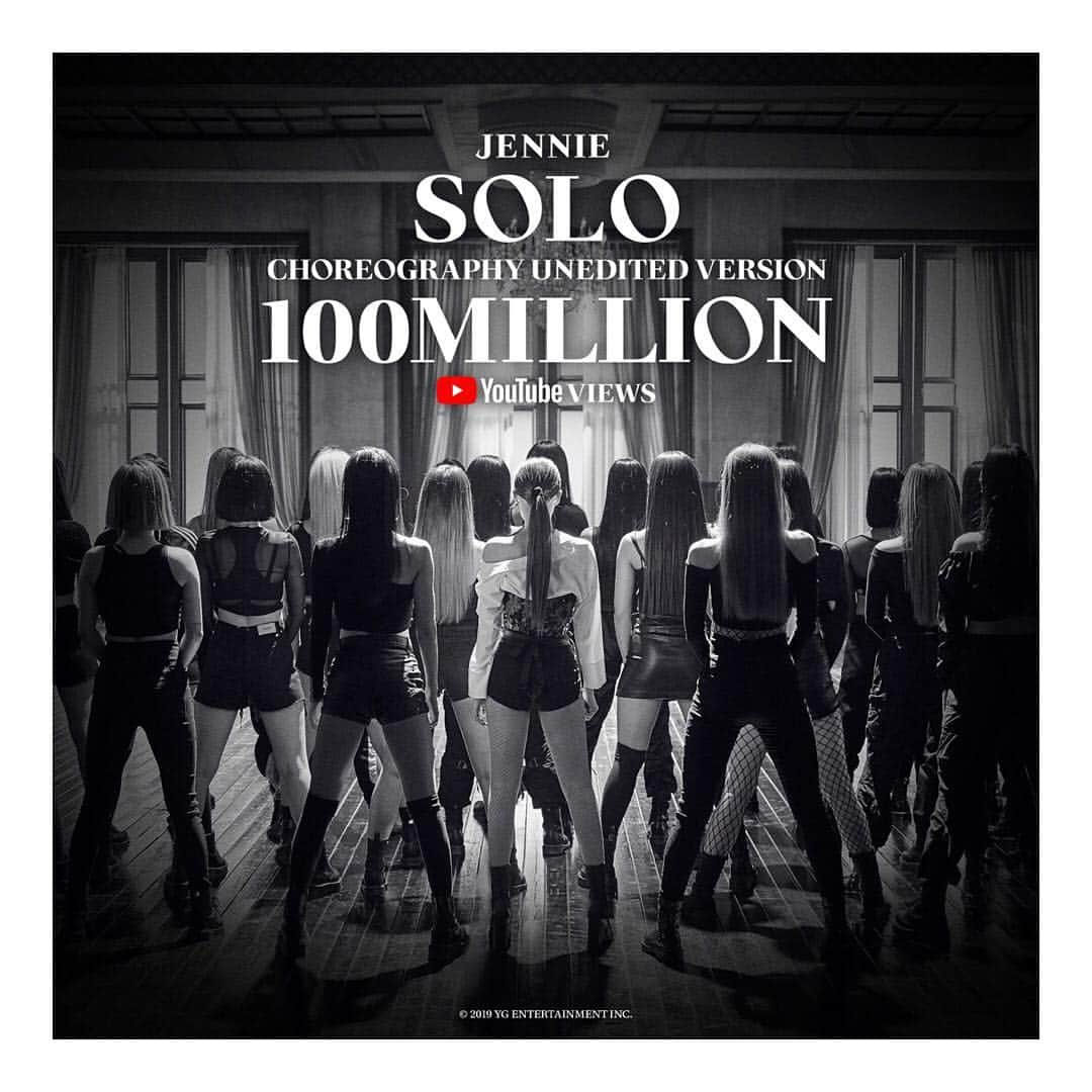 BLACKPINKさんのインスタグラム写真 - (BLACKPINKInstagram)「#BLACKPINK #블랙핑크 #JENNIE #제니 #SOLO #CHOREOGRAPHY_UNEDITED_VERSION #100MILLION #YOUTUBE #YG」2月25日 19時53分 - blackpinkofficial