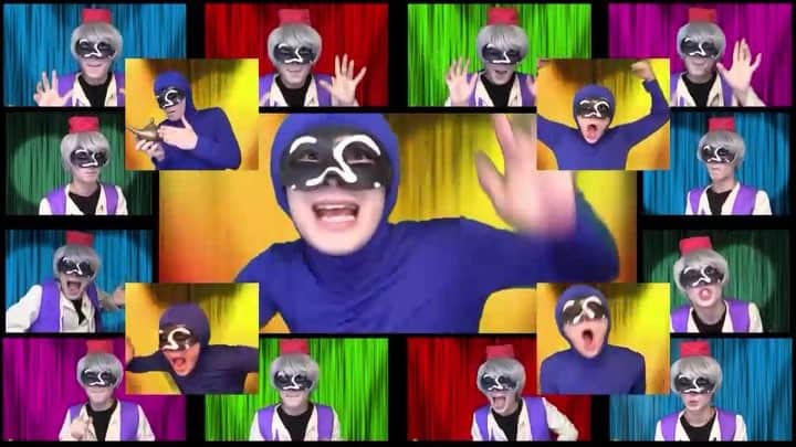 アンダーバーのインスタグラム：「せっかくなのでインスタにも！ 新作動画投稿しました！ もう何年も歌いたかった大好きな曲！「アラジン」の「フレンドライクミー」です！  超元気でるからみて！ （Disney) Friend Like Me -Acapella Cover /【アカペラ】「フレンドライクミー」 を歌ってみた【＿＿（アンダーバー）】 【niconico】 https://nico.ms/sm34684130 【YouTube】 https://youtu.be/AlBqPDX2NaA  #アンさんのいる生活 #ディズニー #歌ってみた #アラジン #フレンドライクミー #ジーニー  #disney #aladdin #friendlikeme  #genie #acapella #ドラえもんじゃないよ #青鬼でも青ピクミンでもないよ #動画のコメント欄ツッコミだらけで笑った #いっぱいみてね！」