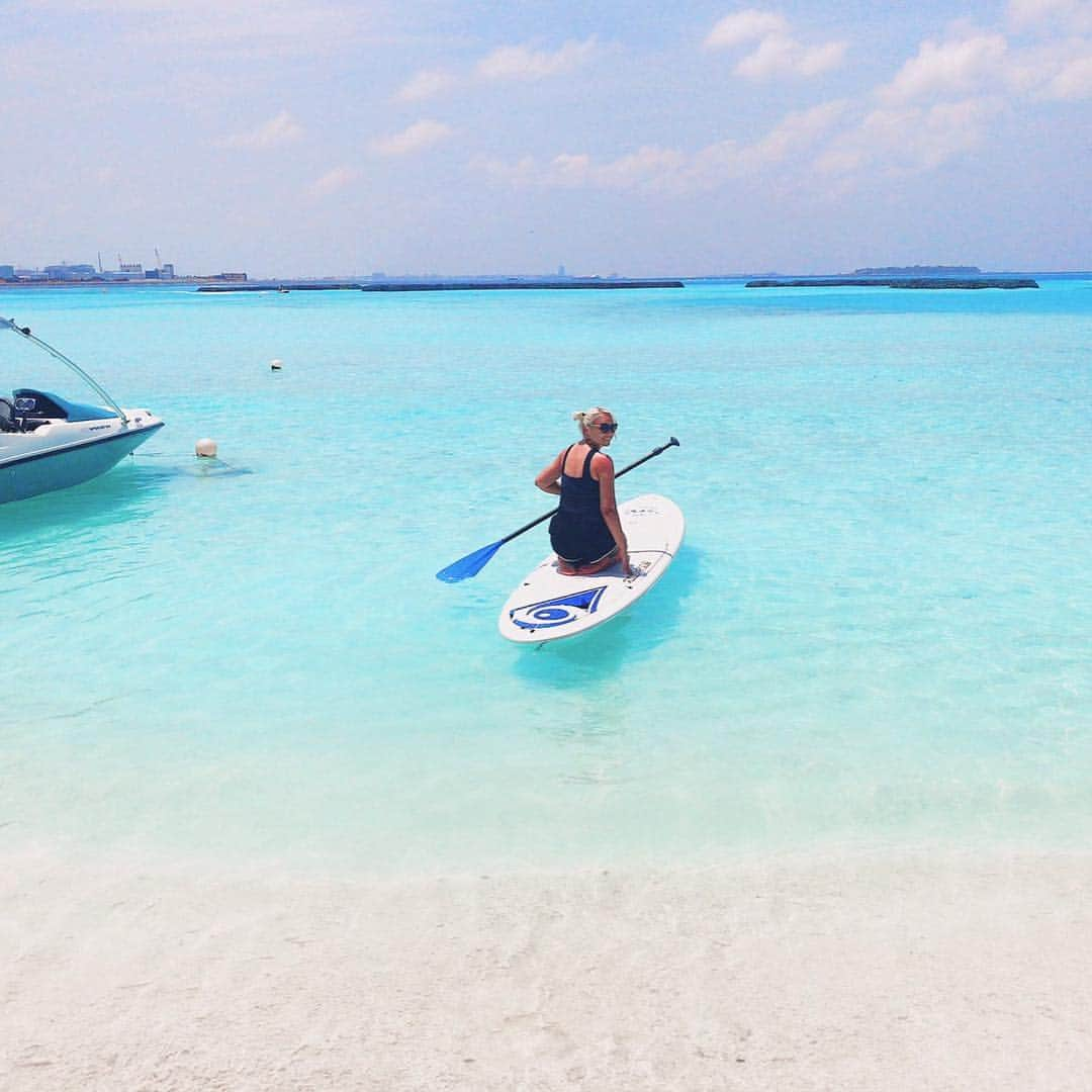 Baby Mのインスタグラム：「Beautiful day in #sheratonmaldives  #paradise #maldives #lovetravel #beach」