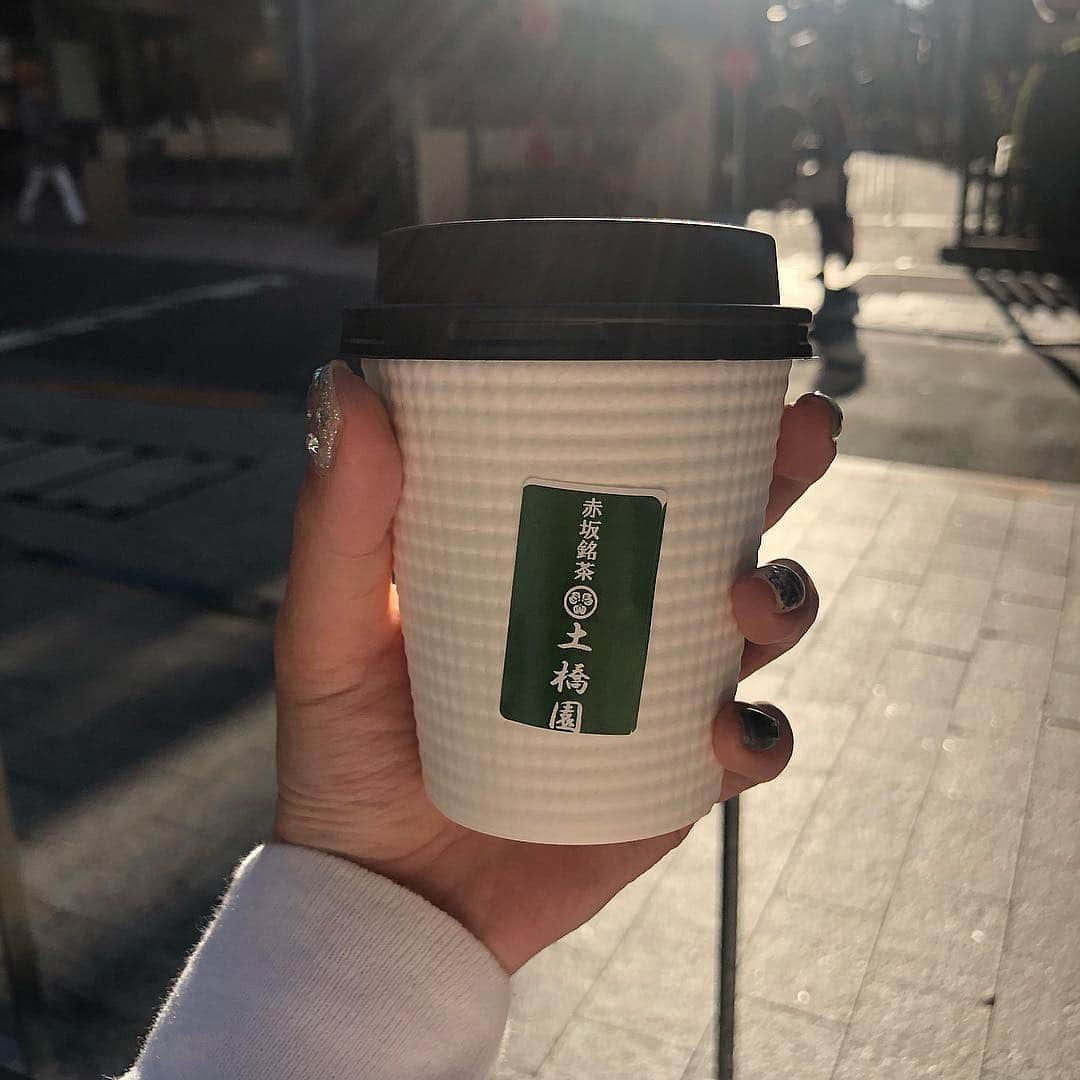 竹内夏紀さんのインスタグラム写真 - (竹内夏紀Instagram)「緑茶、抹茶に目がない。。。 最近はラテより苦いのが好きー #抹茶」2月26日 14時48分 - 08_natsuki
