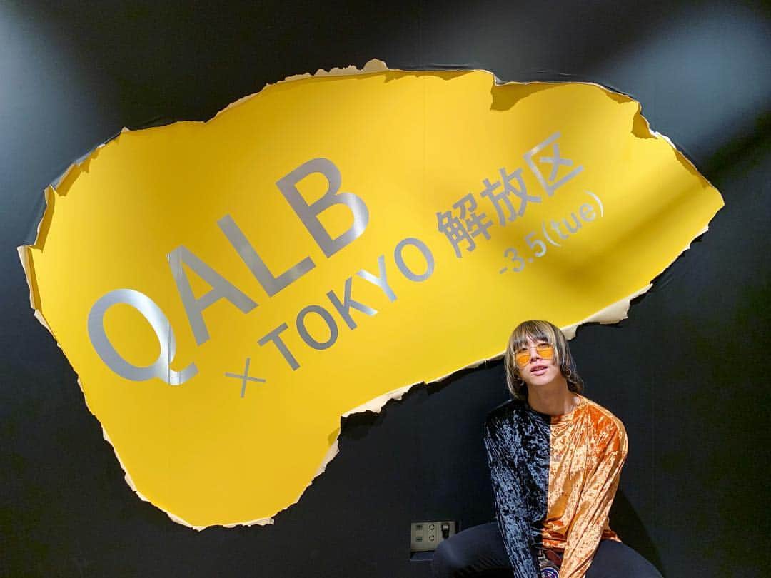 渋谷龍太さんのインスタグラム写真 - (渋谷龍太Instagram)「お邪魔しました。QALB x Tokyo解放区。  #qalb #tokyo解放区 #伊勢丹」2月26日 22時08分 - gyakutarou