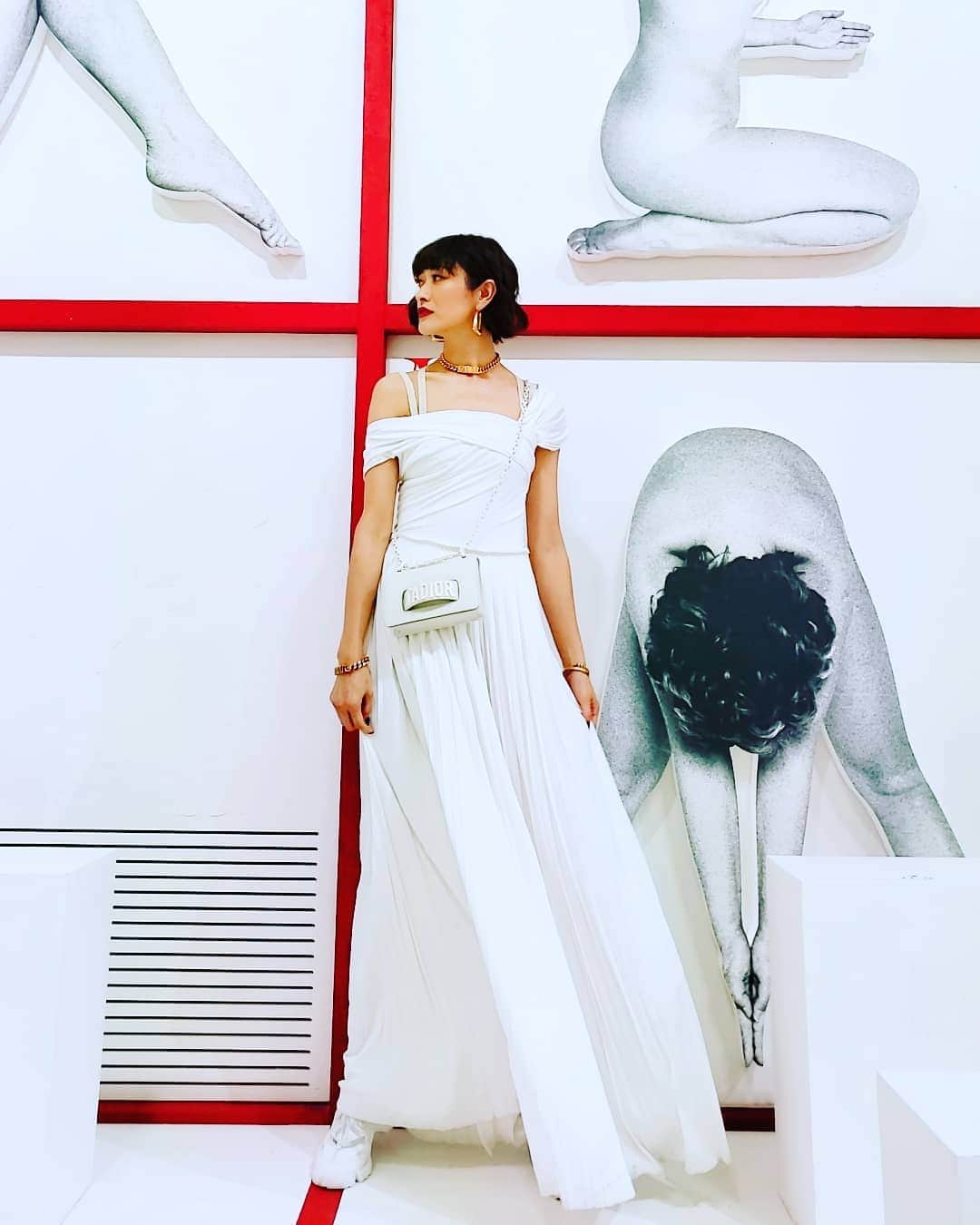 山田優さんのインスタグラム写真 - (山田優Instagram)「@Dior  #ディオール  #DiorAW19  #MariaGraziaChiuri」2月27日 3時04分 - yu_yamada_
