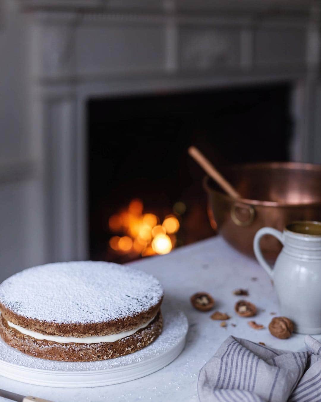 Krissyのインスタグラム：「I’m so very much in love with this simple parsnip cake (yes, parsnip) it’s beautifully spiced and makes for the perfect companion to a cup of black tea on these still wintry afternoons - I’ll put a link in profile- . the recipe is from my @yankeemagazine column in this March/April issue. I was excited to use one of my favorite New England delicacies - spring dug parsnips - in a slightly less expected way. Though they are still wonderful pan fried in a little butter with some chopped toasted hazelnuts . . . . . #parsnipcake #yankeemagazine #mynewengland #eleganceintheeveryday #myeverydaymagic #simplejoys #embracingtheseasons #thebakefeed #poetryofsimplethings #farmtotable #madefromscratch #makeitdelicious #flashesofdelight #rslove #eattheworld #onmytable #momentsofmine #cakesofinstagram」