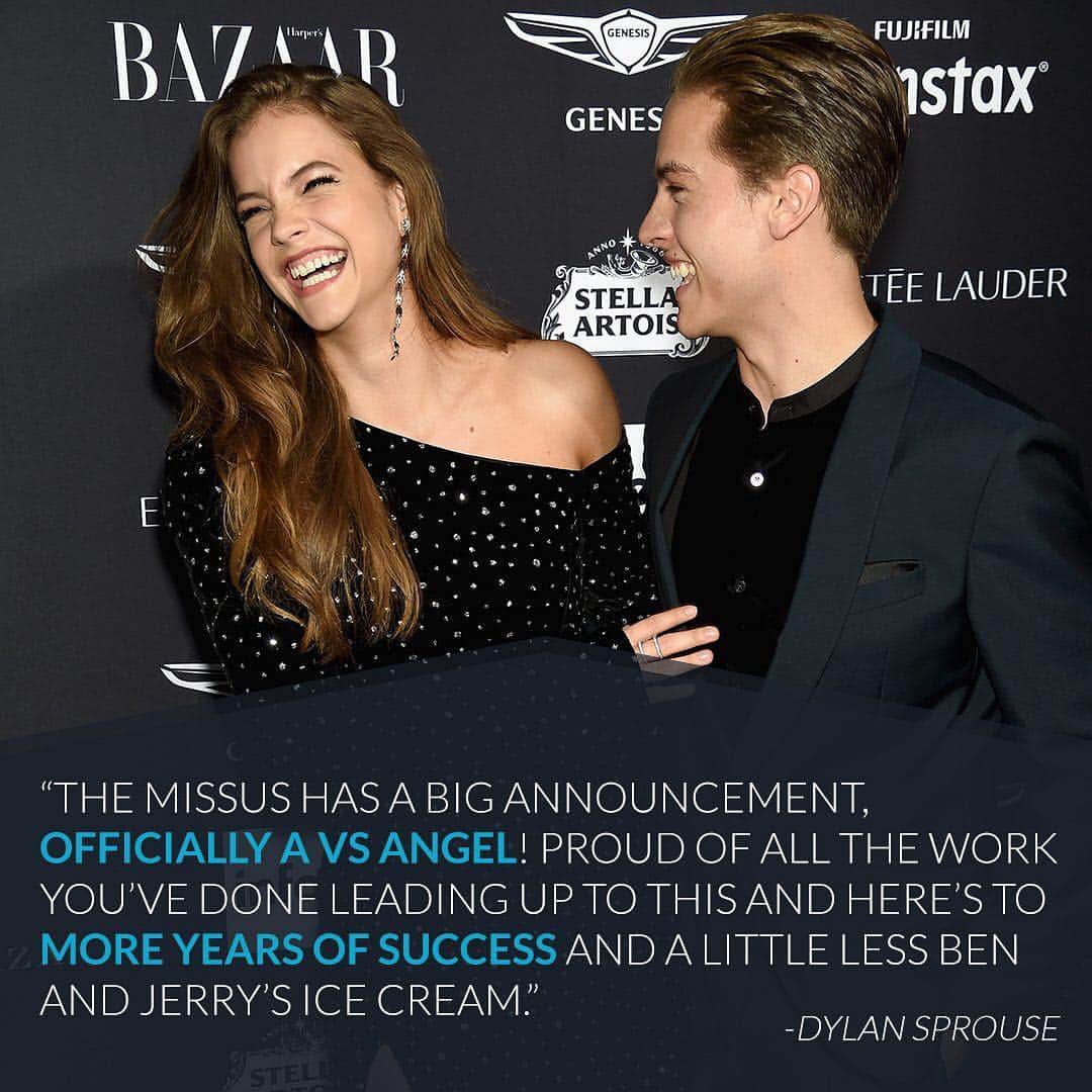 E! Onlineさんのインスタグラム写真 - (E! OnlineInstagram)「The (Victoria’s) Secret is out and Dylan Sprouse couldn’t be more proud. (📷: Dimitrios Kambouris/Getty Images for Harper's Bazaar)」3月15日 2時46分 - enews