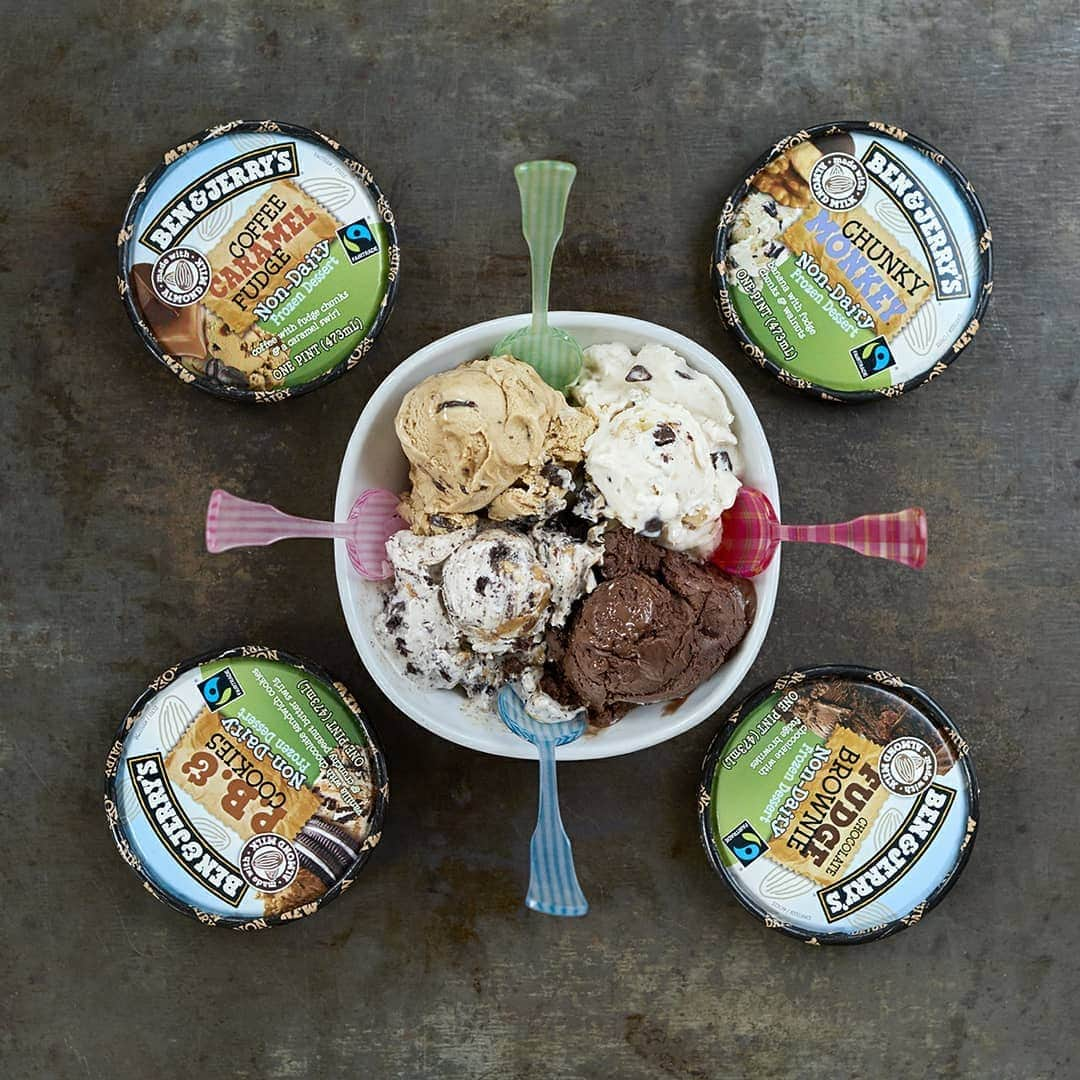 Ben & Jerry'sさんのインスタグラム写真 - (Ben & Jerry'sInstagram)「You can never have too many Non-Dairy flavors, right? Tell us which one we should make next at the link in our bio!」3月15日 3時18分 - benandjerrys