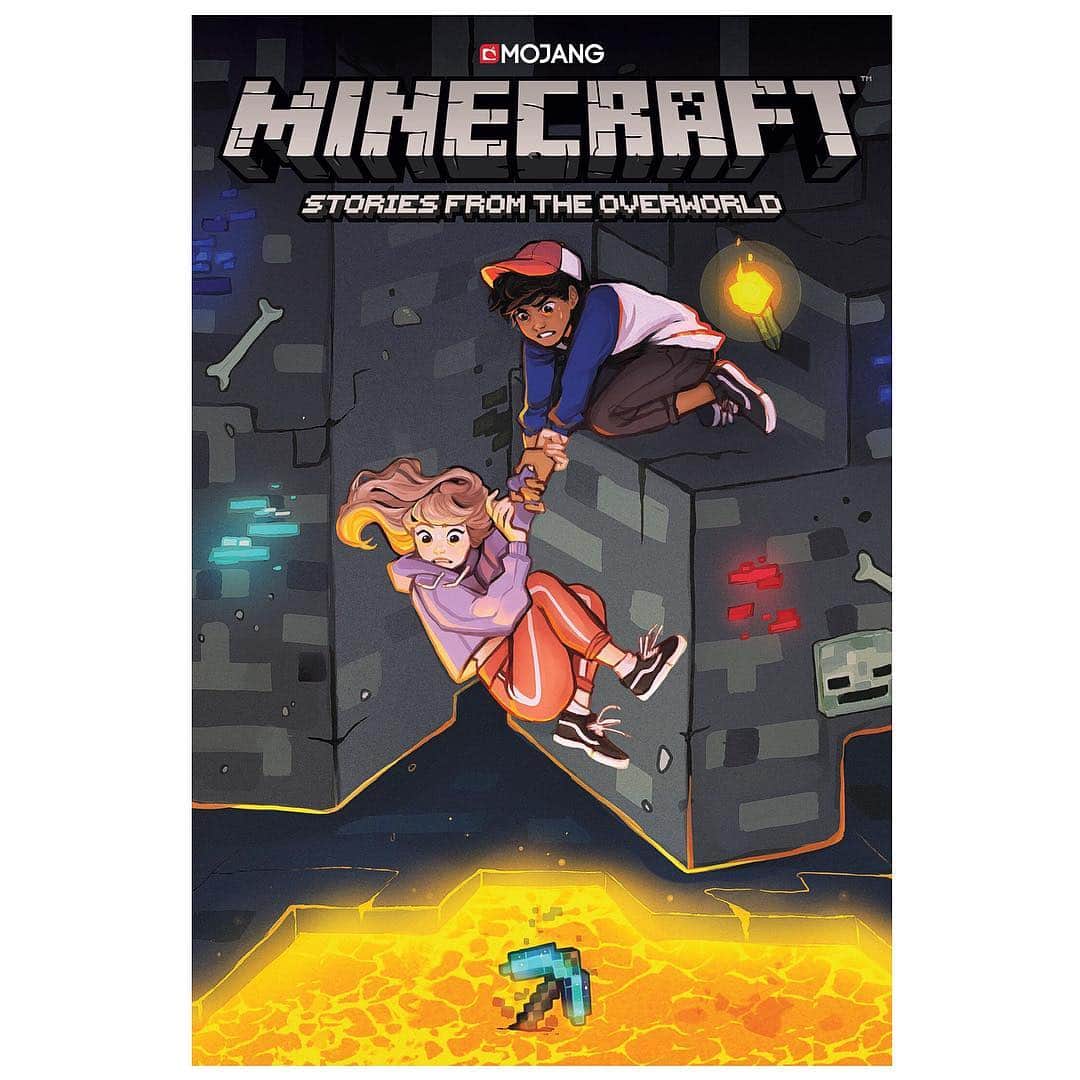 Laura Brouwersさんのインスタグラム写真 - (Laura BrouwersInstagram)「I’m so excited to finally share that I’ve done the cover for the new Minecraft anthology comic by dark horse comics! ✨ a bunch of incredibly talented people are working on it right now and I’m honored for my work to be the cover for not only the work of these people, but also a comic based on my ABSOLUTE FAVORITE game of all time 🙏 I’ve been streaming a ton of minecraft with friends on twitch recently and just playing the game a lot since my childhood so this was the perfect job for me 😤🙏 i’ve achieved the meme dream 😩 (also link in my bio for my twitch tho i mostly game over on @deandobbs ‘ channel lmao)」3月15日 3時50分 - cyarine