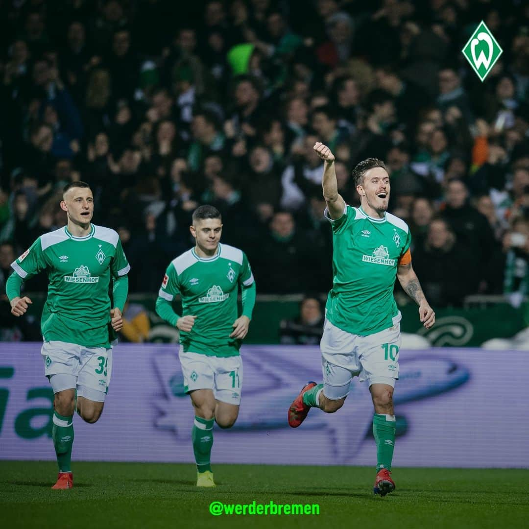 ヴェルダー・ブレーメンさんのインスタグラム写真 - (ヴェルダー・ブレーメンInstagram)「3️⃣ Mal schlafen, dann ist wieder Werder. 🙌 💚 _______ #werder #bremen #svw #Bundesliga #Kruse #Eggestein #Rashica #Tor #Torjubel #grünweiß」3月15日 3時51分 - werderbremen