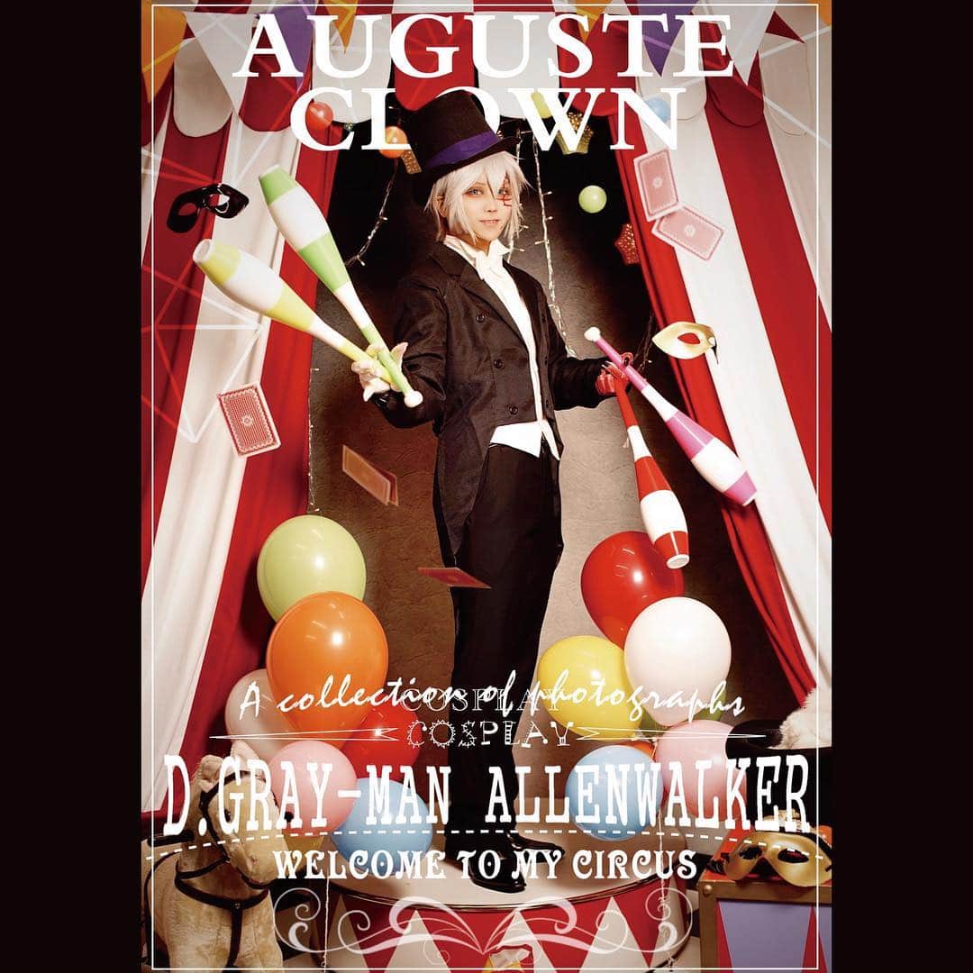 のインスタグラム：「▷▷灰色の方舟1(2016/09/04)に頒布したAUGUSTE CLOWN アレン単体写真集の通販始めました。▷▷ We started mail order of Allen Walker photo book.▷▷ 알렌 워커 사진집 판매 시작했습니다.(B5/34P/フルカラー) ▷▷【https://yuyuyu-299.booth.pm/items/1272571】 (海外発送も承っております) We are shipping overseas. Please check the URL.↑↑↑ 해외 발송도 가능합니다.」