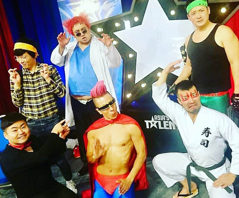 ツネ さんのインスタグラム写真 - (ツネ Instagram)「Asia's Got Talent ありがとうございました！  落ちこぼれスーパーヒーロー 「BAD ×TEN」 スーパーパワーで世界を救う！！ #asiasgottalent  #badten #superhero  #バカパフォーマンス #バッテン」3月14日 21時03分 - happyman0812