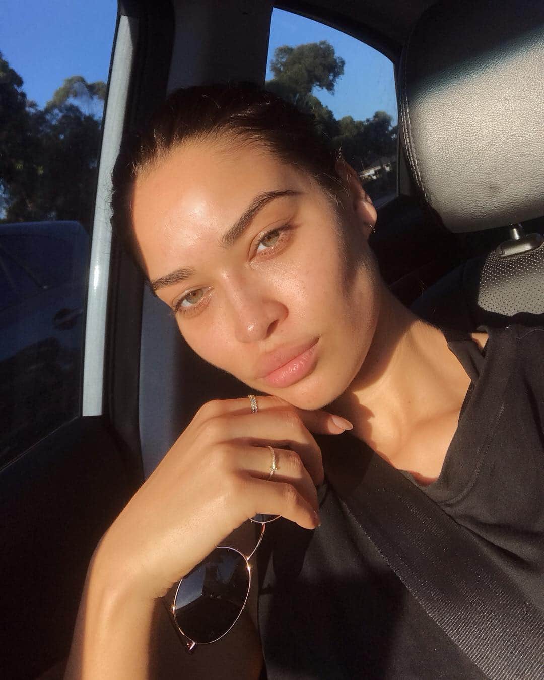 シャニーナ・シャイクのインスタグラム：「She’s home 💋」