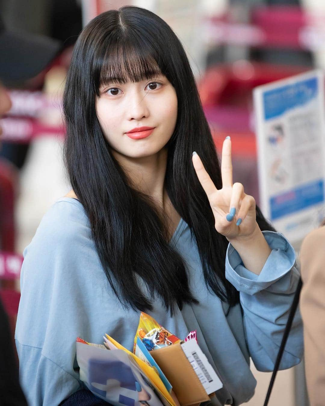 モモさんのインスタグラム写真 - (モモInstagram)「♡ [Fantaken] 190308 - Gimpo Airport back from Japan -  #MOMO #트와이스 #모모 #平井もも #もも #TWICE © mozzi house」3月14日 21時34分 - momojype