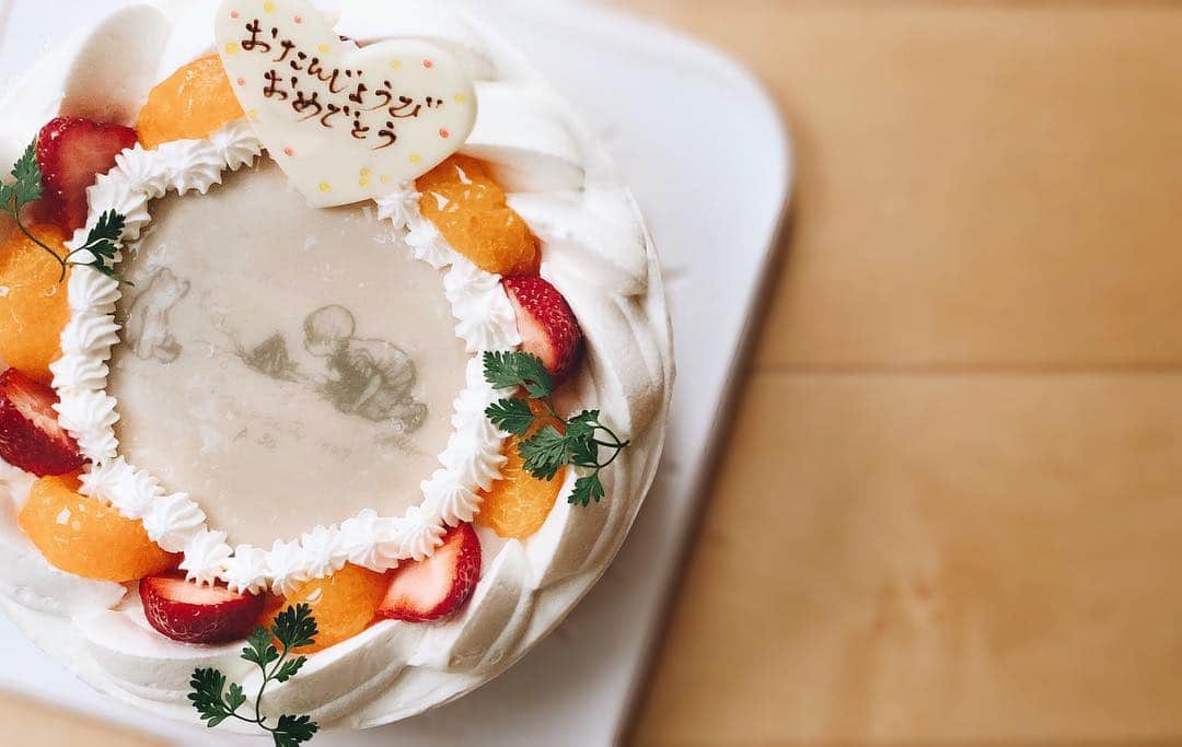 Rihoのインスタグラム：「今年のケーキはこれ」
