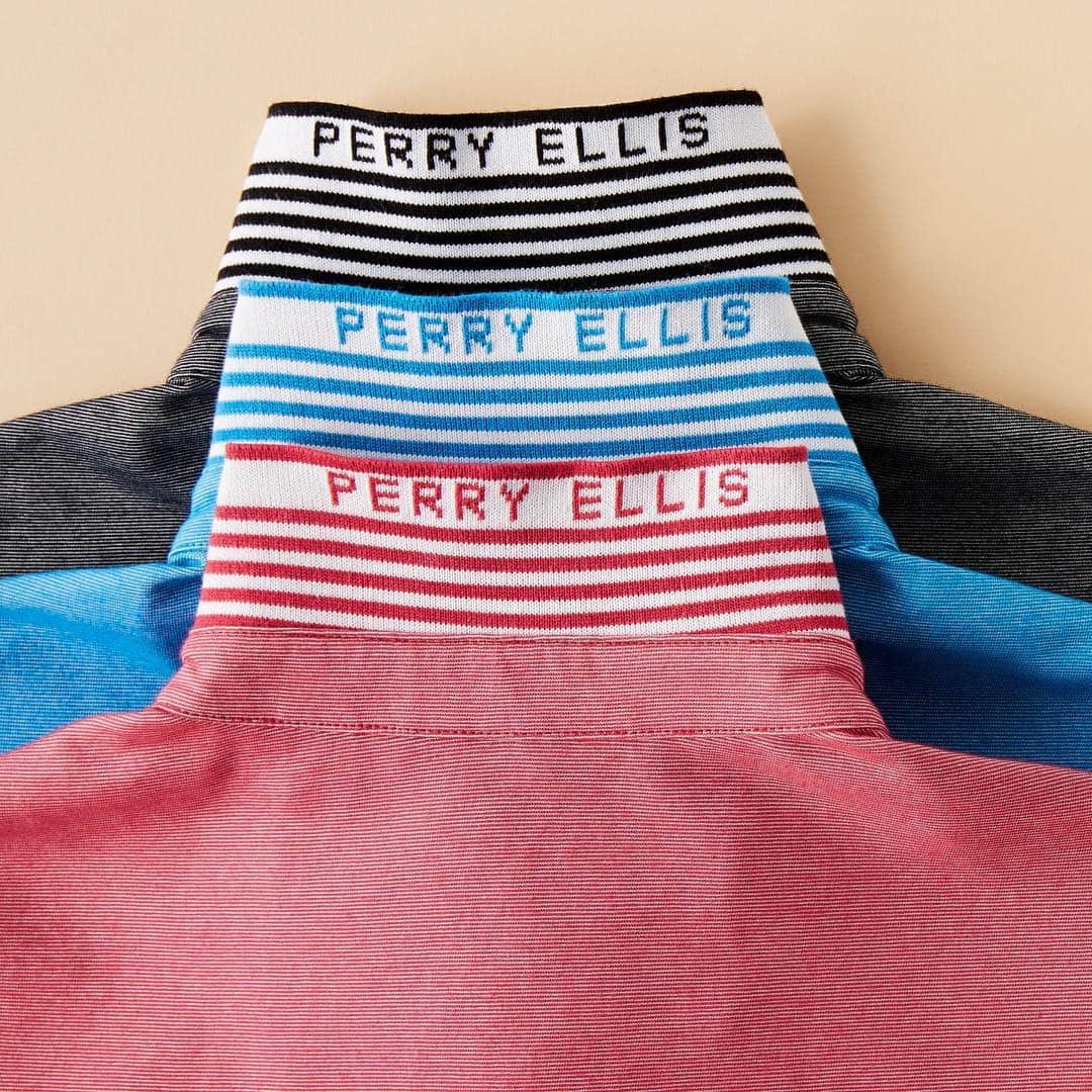 ペリーエリスのインスタグラム：「Whether you're planning date night, drinks on the patio or Sunday brunch, the Perry Icon Polo has you covered. Tap to shop. #LifeReadySince1976」