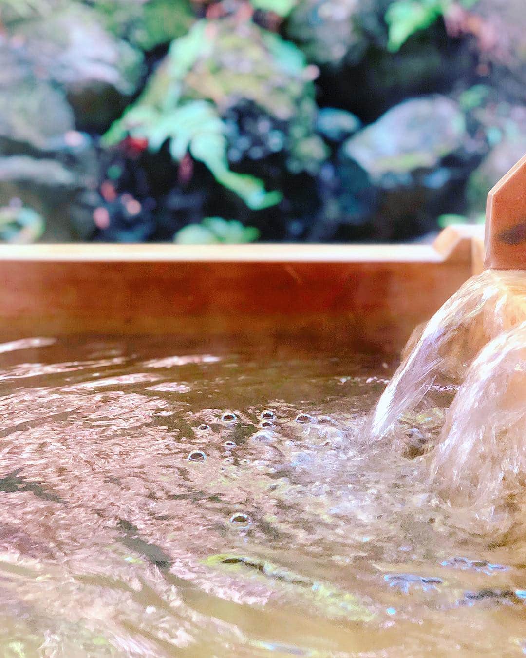 内山理名さんのインスタグラム写真 - (内山理名Instagram)「I love the hot springs here..🏜✨ ・ 柔らかくて 心もほぐれる。 たまには 時間を忘れてみるのも大事ね。 ・ #lovehotsprings ♡」3月14日 22時19分 - rinauchiyama_official