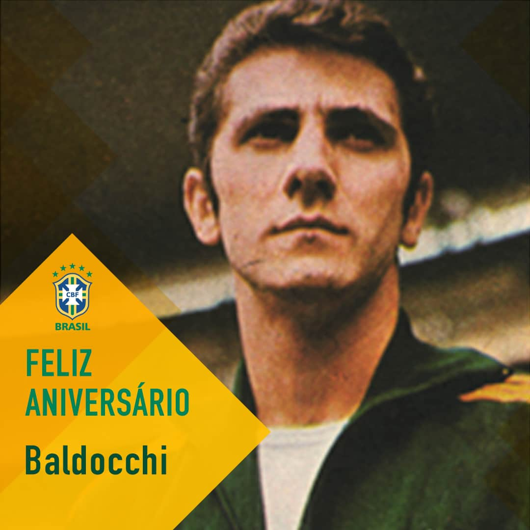 サッカー ブラジル代表チームさんのインスタグラム写真 - (サッカー ブラジル代表チームInstagram)「Campeão mundial em 1970, Baldocchi faz aniversário nesta quinta-feira. Parabéns! 🎂🎈⚽🇧🇷」3月14日 22時50分 - cbf_futebol