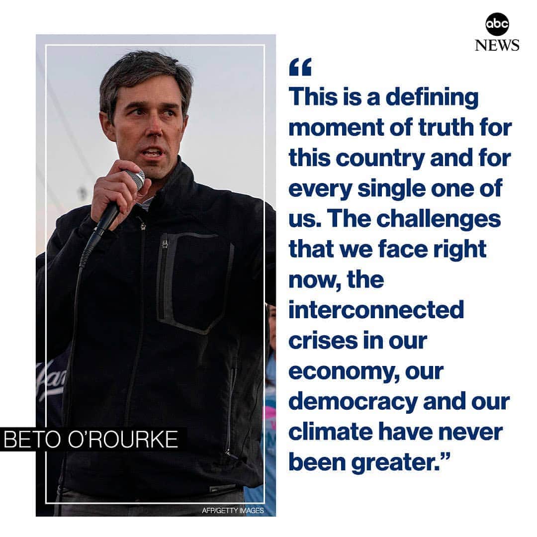 ABC Newsさんのインスタグラム写真 - (ABC NewsInstagram)「Former Texas Congressman Beto O'Rourke, whose ultimately unsuccessful bid for the U.S. Senate in 2018 earned him a fervent and national following, announced this morning that he is running for president in 2020. #betoorourke #2020 #politics #texas」3月14日 23時01分 - abcnews