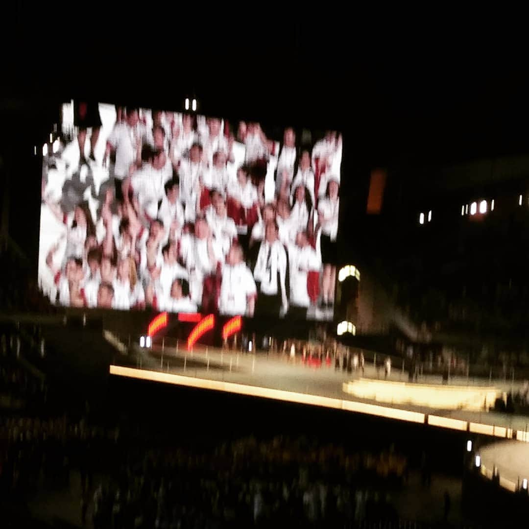 PJクォンさんのインスタグラム写真 - (PJクォンInstagram)「A blur of red and white entering the stadium #OCanada !!! #pride #specialolympicsad #meetthedetermined @justinpjtrudeau @specialocanada」3月15日 0時57分 - pjkwong