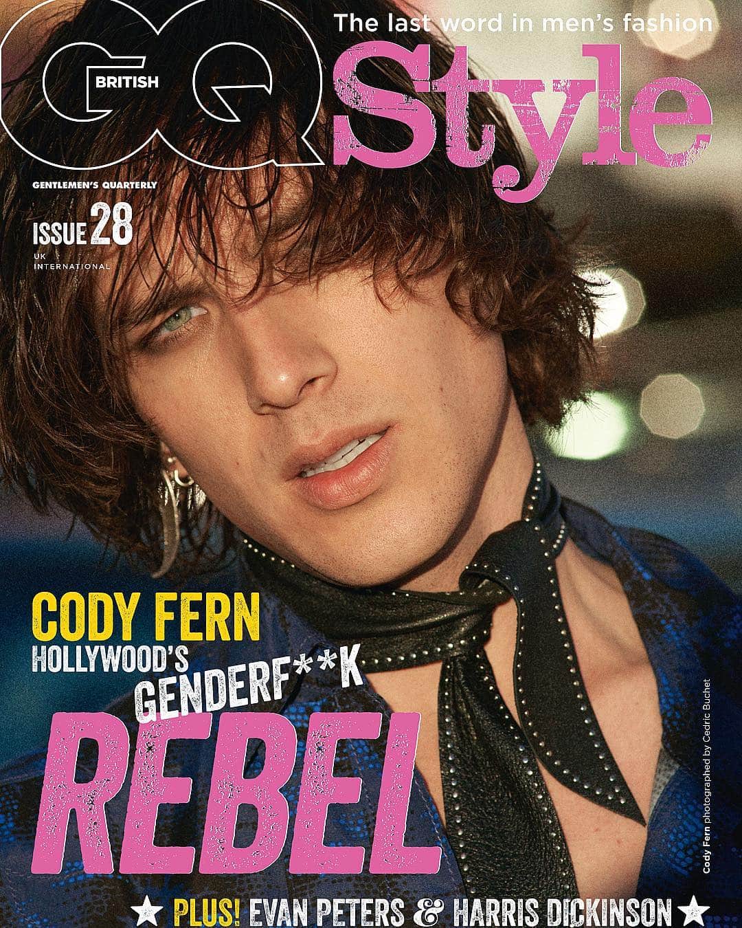 Just Jaredさんのインスタグラム写真 - (Just JaredInstagram)「@codyfern is labeled as “Hollywood’s genderf**k rebel” on the cover of @britishgq Style’s new issue. Read more on our site now. #CodyFern #GQStyle Photo: @britishgq」3月15日 1時01分 - justjared