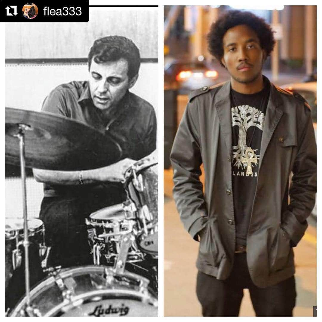 クエストラブさんのインスタグラム写真 - (クエストラブInstagram)「#Repost @flea333 ・・・ The world just lost two beautiful drummers. Hal Blaine, who played immaculately on countless hits, an inspiration to many, died at the age of 90, and in a heartbreaking turn of events, Victor McElhaney, a jazz drummer, teacher and student, was shot down at the age of 21 before he got the chance to do all he was capable of. God bless both their souls, and all you drummers out there please lay down some deep grooves in their honor. Peace and love to all.」3月15日 1時27分 - questlove