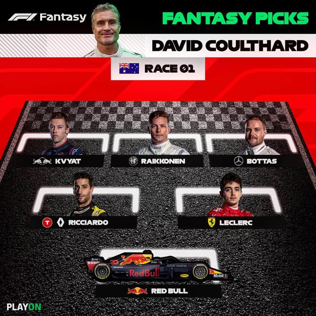 F1さんのインスタグラム写真 - (F1Instagram)「Need a hand choosing your F1 Fantasy team? Here are some tips from ex-F1 star David Coulthard 👀🤔👍 .  Time is running out for you to register your team ahead of the Australian Grand Prix. Hit link in bio to start playing! . #F1 #Formula1 #F1Fantasy @davidcoulthardf1 #AusGP」3月15日 2時12分 - f1