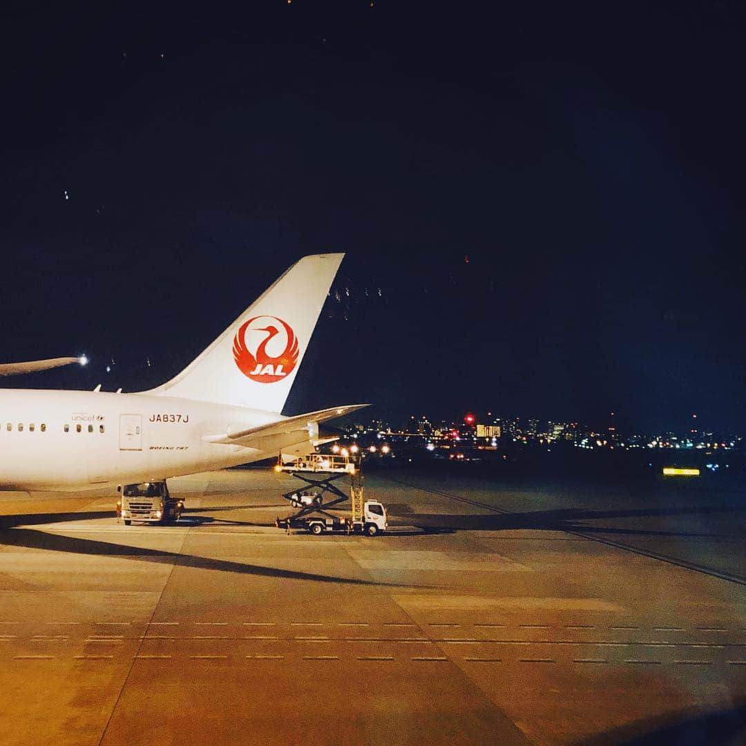 石野千尋のインスタグラム：「BYE BYE JAPAN 🇯🇵 ✈︎ 🇰🇷 今年初の飛行機！行ってきます！ . お仕事です📸♡ . #airport #haneda #flight #jal #jgc #travel #trip #photographer #work #fop #flyjal #マイラー #✈︎」