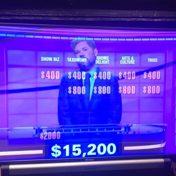 キルスティン・ダンストのインスタグラム：「I got it right! @jeopardy」