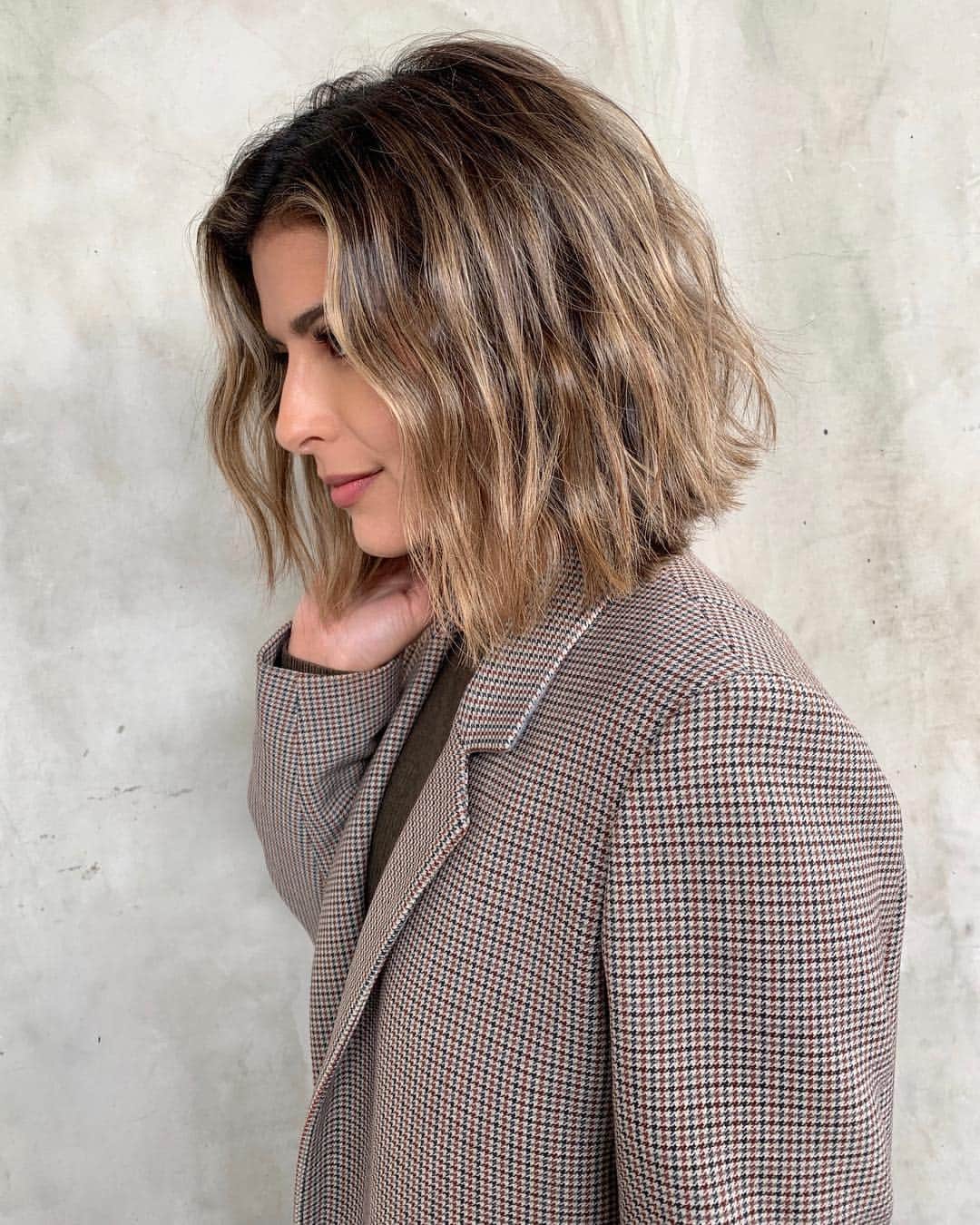 Morgan Parksのインスタグラム：「Fashion week fresh ✈️ @pamhetlinger | cut by @hayleyheckmann color by me」