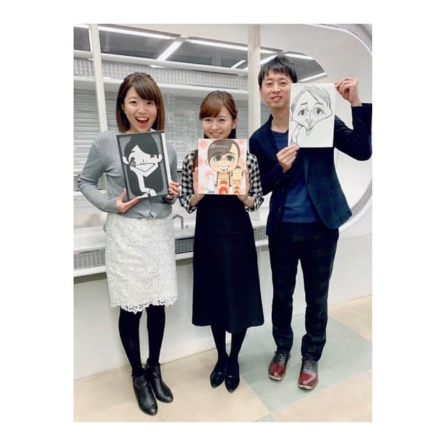 中谷しのぶさんのインスタグラム写真 - (中谷しのぶInstagram)「似てるかな…？笑✨  #ほうらいさん #瞬間中継 #似顔絵 #パーツの配置 #大事な #ポイントらしい」3月1日 23時08分 - shinobunakatani.ytv