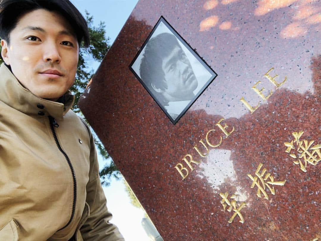 イ・ジェユンのインスタグラム：「With the Legend #brucelee」