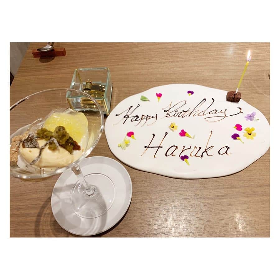 小菅晴香さんのインスタグラム写真 - (小菅晴香Instagram)「・ ２月最終日は加田晶子ちゃんと ジビエが食べられるお店でランチ🍴 ・ どれも美味しくて盛り付けも素敵で、 とっても楽しいお食事でした🎵 ・ あっことのお喋りも楽しく癒された上 さらにお誕生日もお祝いしてくれて 幸せ極まりない２月の締めくくり🧸💕 ・ ・ ・ ・ ・ #lature #ラチュレ #ジビエ #ジビエ料理 #表参道ランチ #バースデープレート #オルゴール #ありがとう #加田晶子 #小菅晴香 #フリーアナウンサー #セントフォース」3月2日 10時37分 - haruka.kosuge