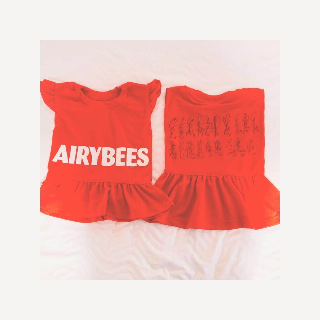 のインスタグラム：「. 姪っ子の応援ユニホーム完成♥️♥️. (あたしが作ったのではありません😅) これ着て応援よろしくね😘 頑張ります👍👍」