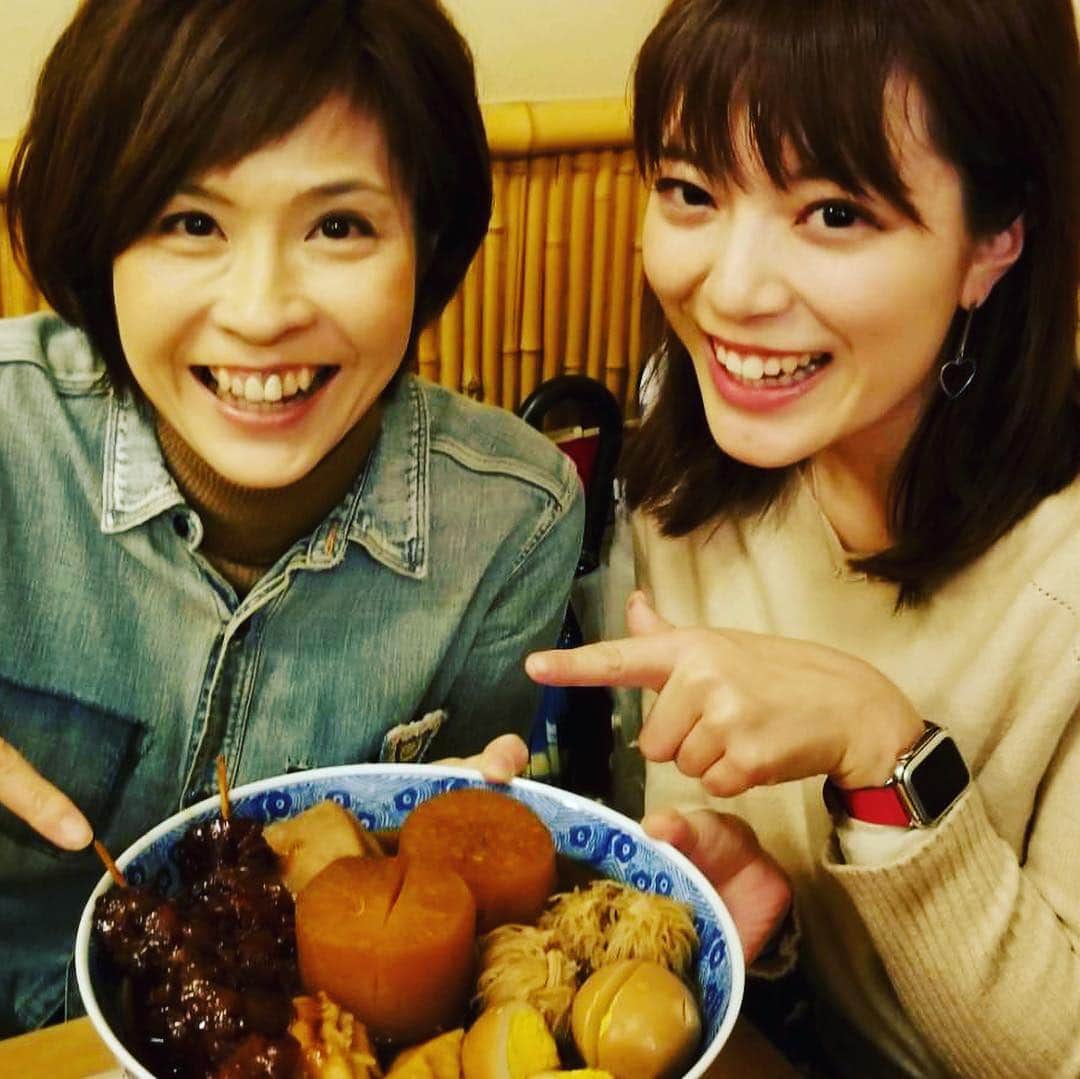 今村涼子さんのインスタグラム写真 - (今村涼子Instagram)「#おでん #牛すじ最高 先週、寒くなった日に すかさずおでん屋さんへ！ つむぎちゃんは、今まで食べた中で一番美味しいおでん！と言ってました。 #三谷紬 アナ」3月2日 21時32分 - ryoko.imamu