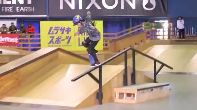 のインスタグラム：「#repost @michihiro_maruyama  with＠get_repost  2019 AJSA PROTOUR [JAPAN OPEN] Women’s Final. #ムラサキスポーツイオンモール高岡店RIDER#2018jrsfスケートボード強化指定選手#girlsskater#skateboard #skatebording #skater#skatelife #skate#sk8」