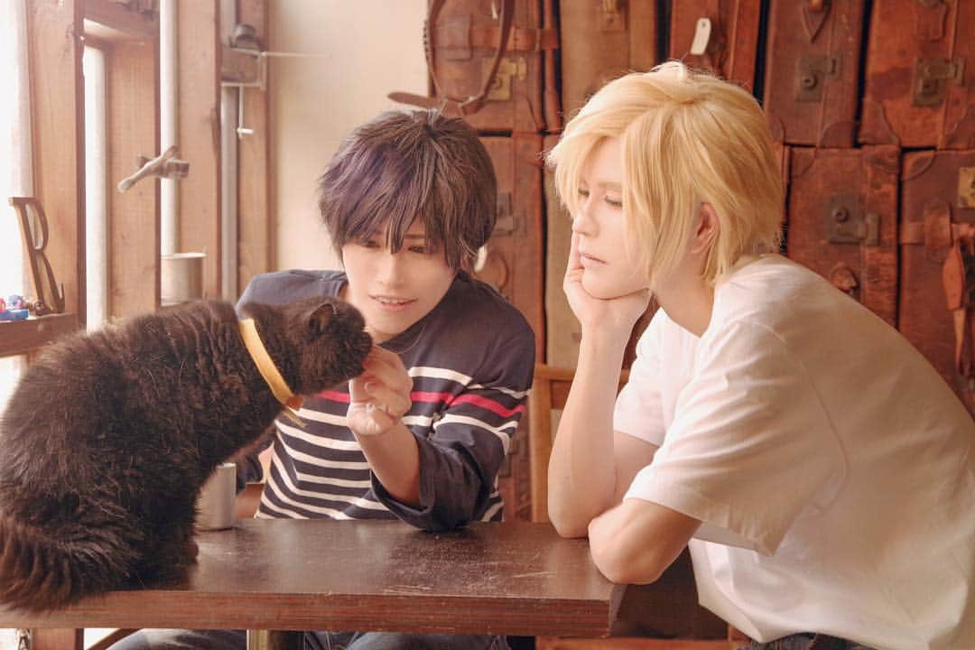 ズミさんのインスタグラム写真 - (ズミInstagram)「BANANAFISH with Cat🐱🌈 #cosplayer #cosplay #cosplayers #bananafish #bananafishcosplay #ashlynx #ashlynxcosplay #コスプレ #コスプレイヤー #バナナフィッシュ #バナナフィッシュコスプレ #アッシュリンクス #奥村英二 #黒猫」3月2日 22時28分 - zumiii_zhr