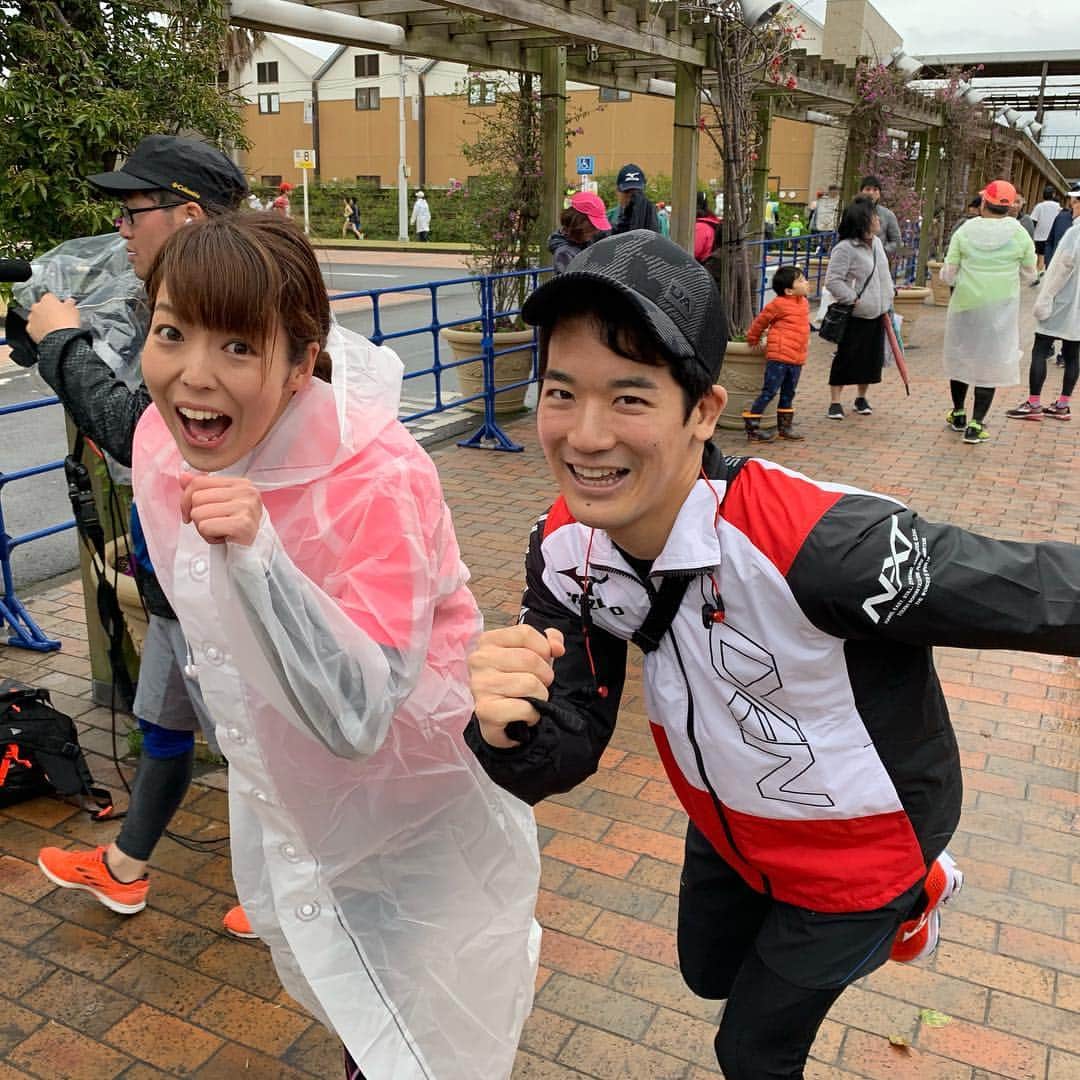 木藪亮太のインスタグラム：「鹿児島マラソン、 太さんと頑張って走ります！！」