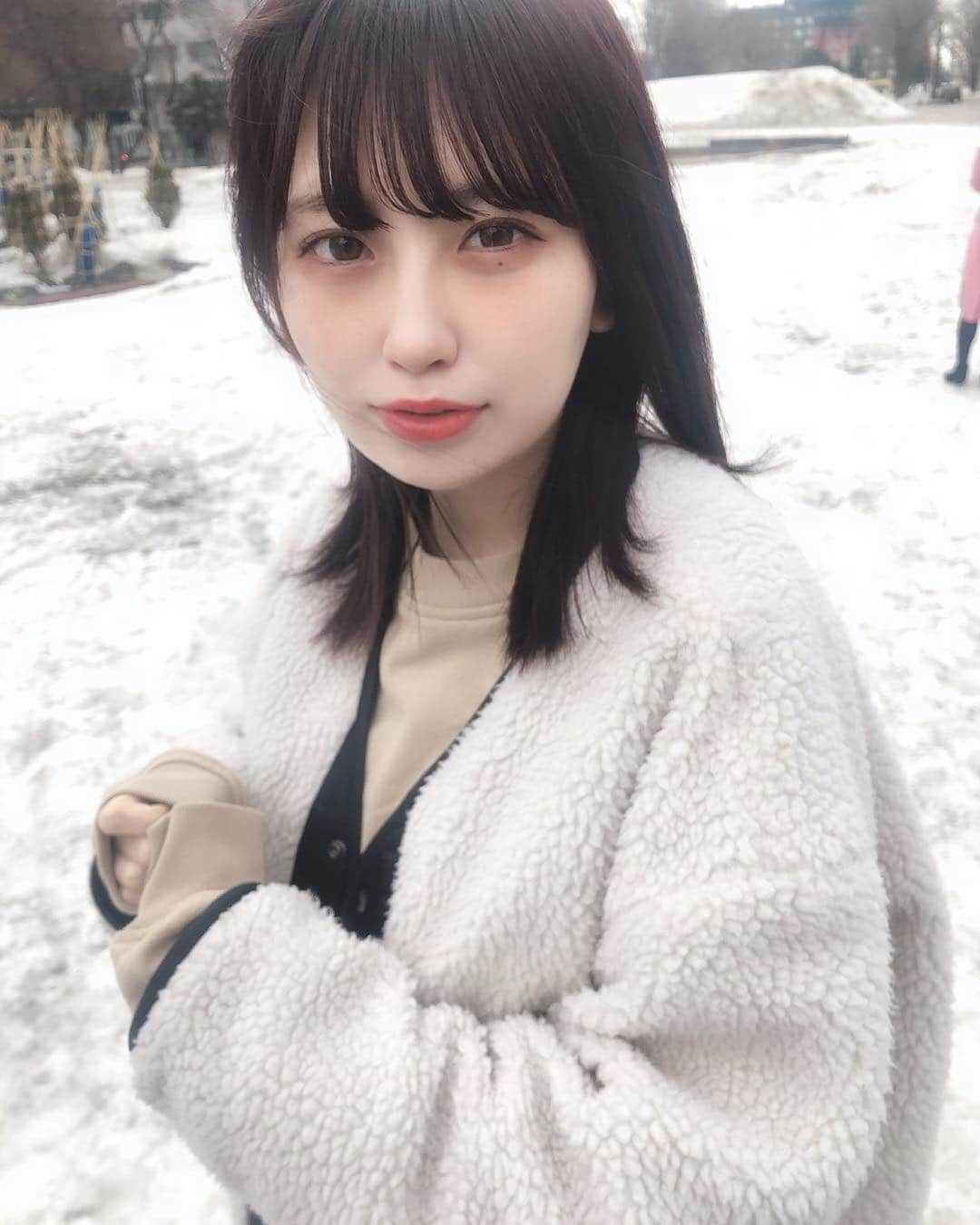 宮内凛さんのインスタグラム写真 - (宮内凛Instagram)「. . 北海道寒かったけど楽しかったん また行きますありがとう😉」3月3日 20時45分 - miyauchi_rin