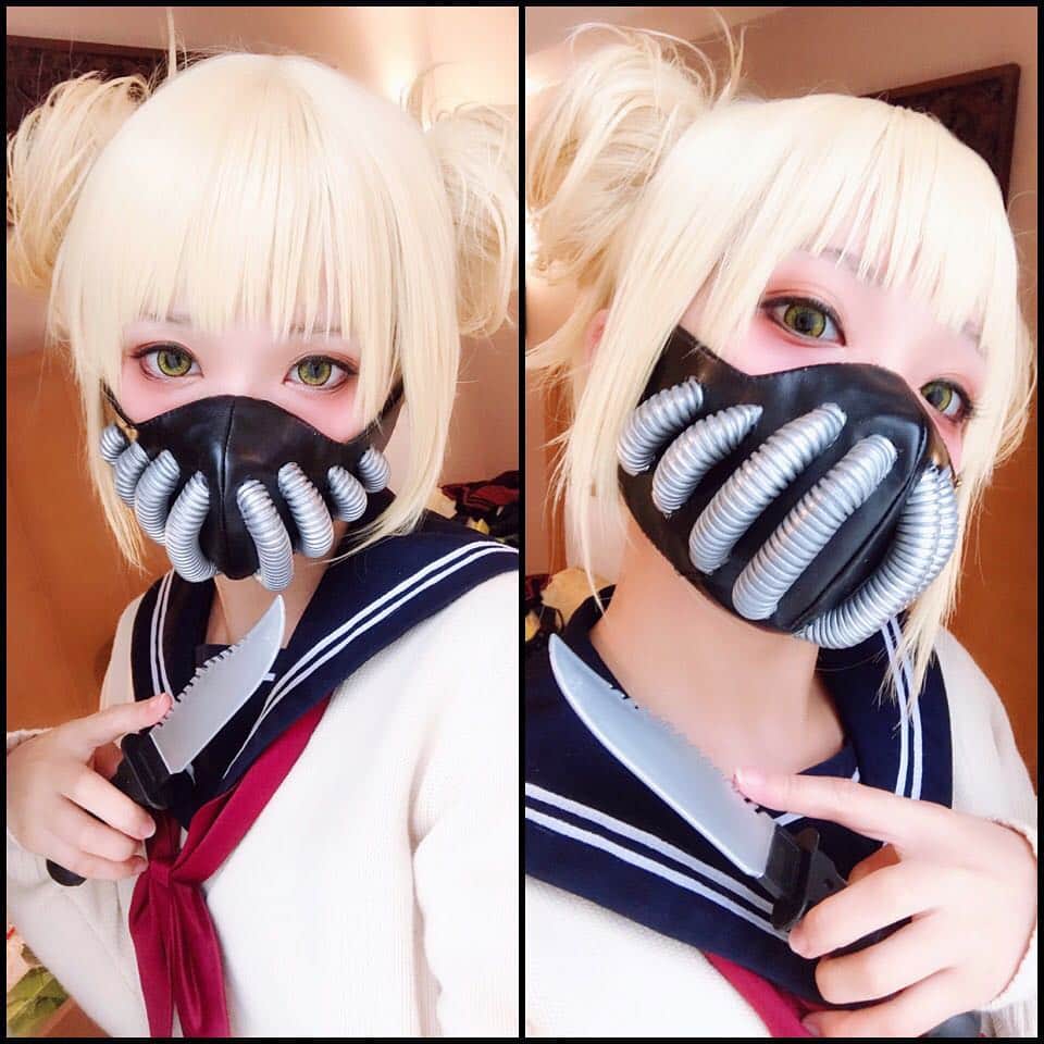 小桃のインスタグラム：「還沒正式外拍過😖  #togahimiko #himikotoga #himikotogacosplay #渡我被身子  #myheroacademia #MHA #bokunoheroacademia #僕のヒーローアカデミア #cosplay #コスプレ」