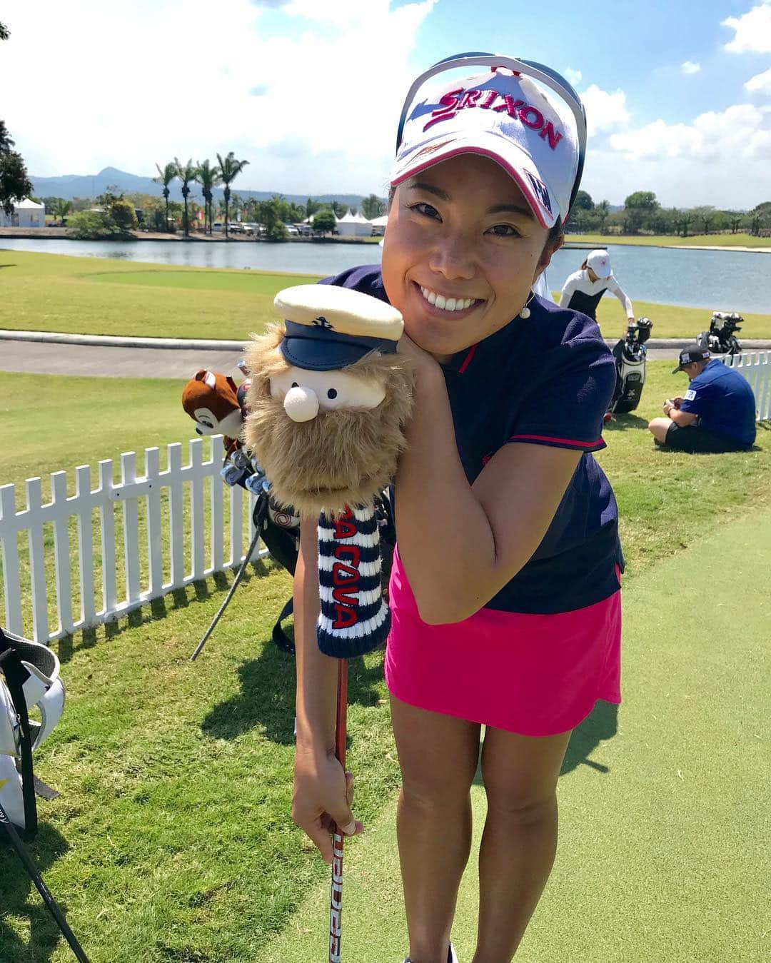 のインスタグラム：「@sinacova_official さんのヘッドカバー可愛いっ！😍⛳️💚 #golf #sinacova #thankyou #headcover #philippines」