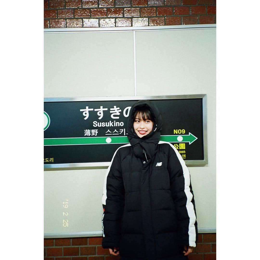 横田ひかるさんのインスタグラム写真 - (横田ひかるInstagram)「お気に入り〜🚃 撮ってくれてありがとう  フィルムカメラはPENTAX ESPIO 115M.  #北海道 #hikarufilms」3月4日 21時51分 - _rncn950805