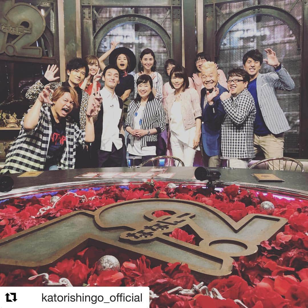 のインスタグラム：「#abema #ななにー #香取慎吾 さん #稲垣吾郎 さん #草なぎ剛 さん #かたせ梨乃 さん #釈由美子 #鈴木紗理奈 さん #菊地亜美 さん  #阿佐ヶ谷姉妹 さん #橋本マナミ #キャイ〜ン さん #田中大貴 さん」