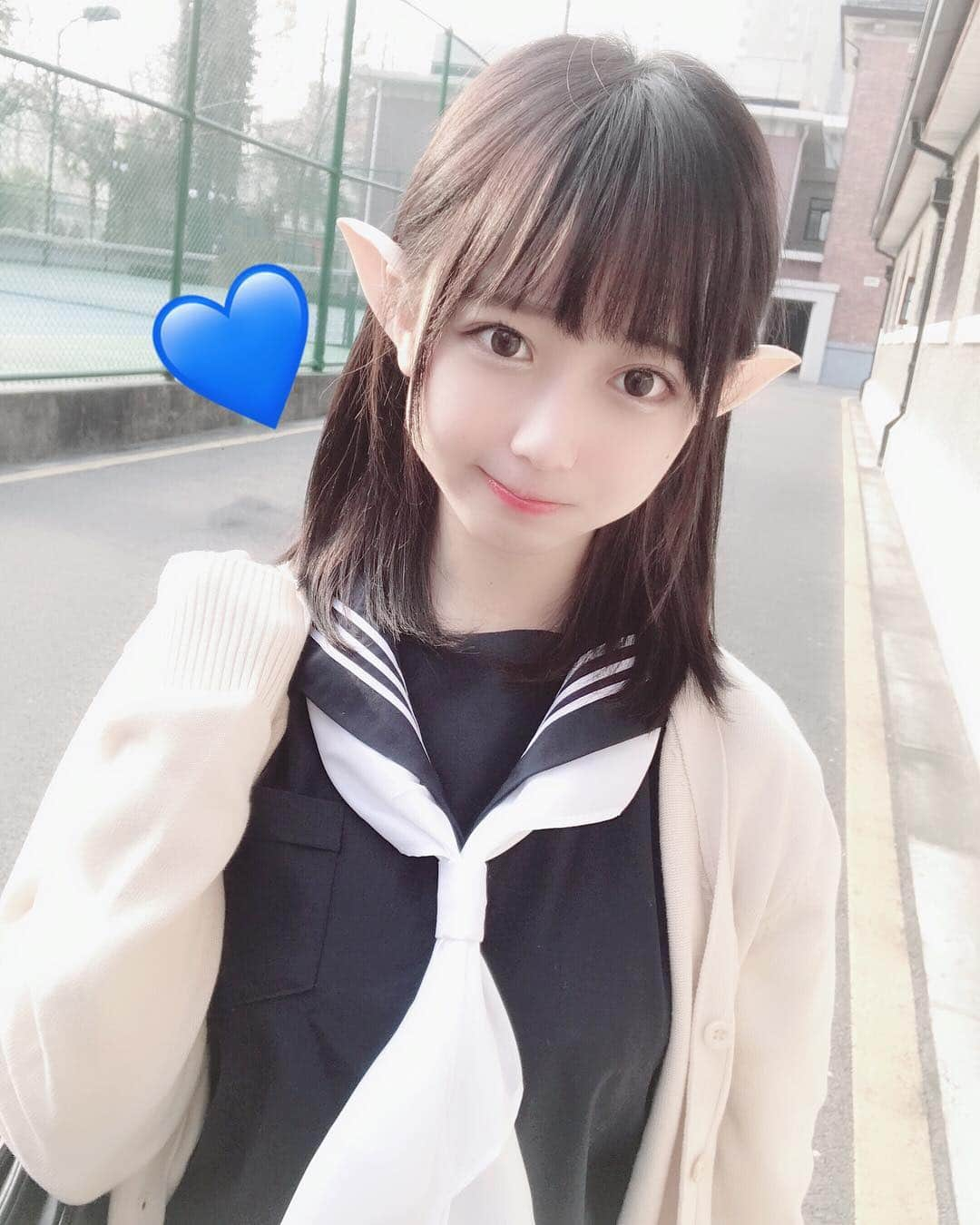 Yamiさんのインスタグラム写真 - (YamiInstagram)「精霊JK🧚‍♀️✨」3月5日 19時05分 - real__yami