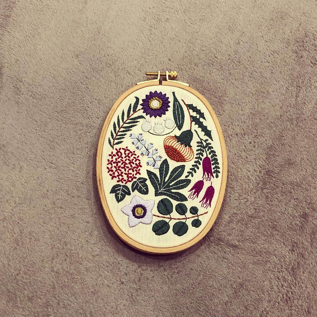 井端珠里さんのインスタグラム写真 - (井端珠里Instagram)「完成ー( ◜௰◝ ) #刺繍#フランス刺繍」3月5日 21時20分 - jullie8799