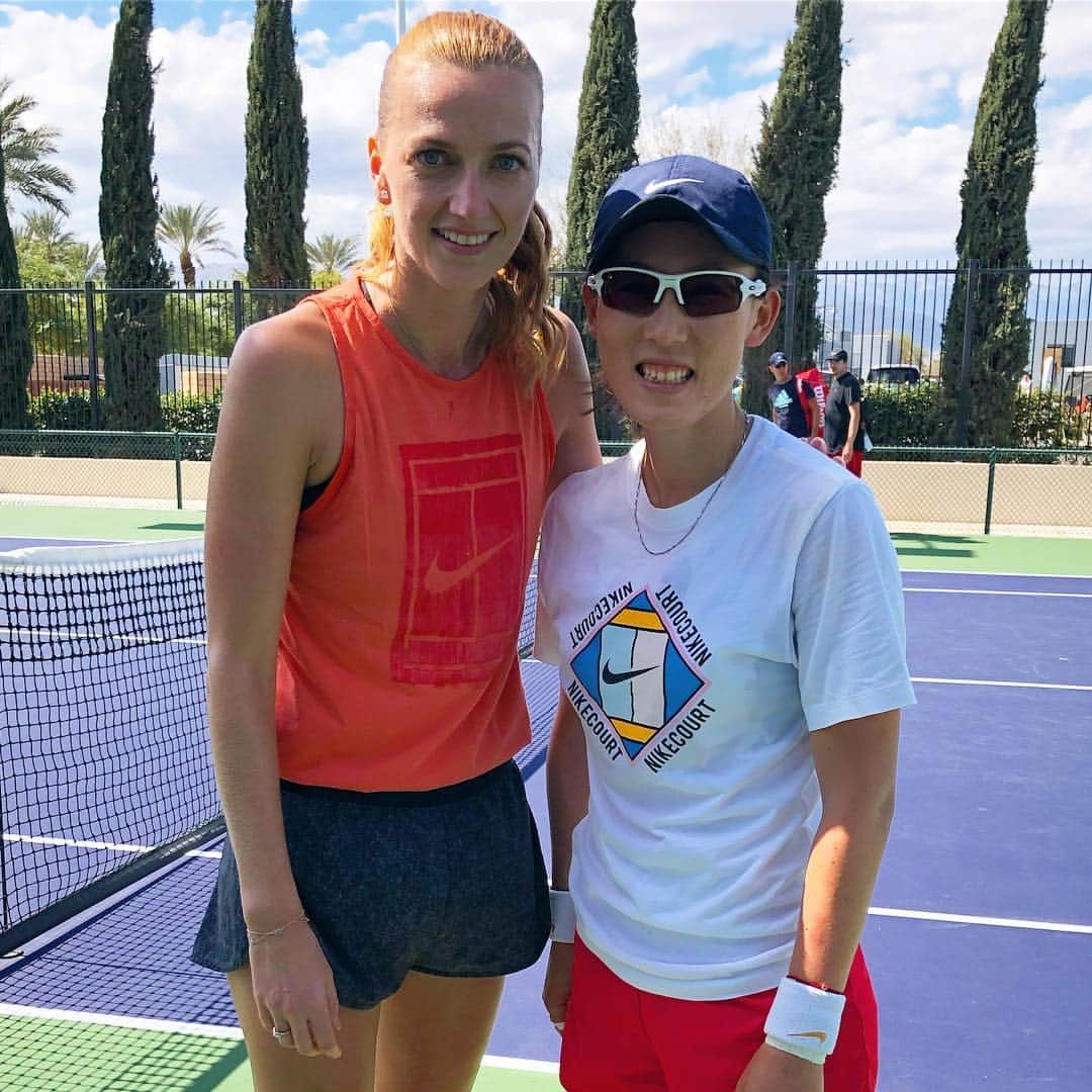 ジェン・サイサイさんのインスタグラム写真 - (ジェン・サイサイInstagram)「Hi Indian Wells.  2 years later I’m back🤟🏻」3月6日 15時35分 - zheng_saisai